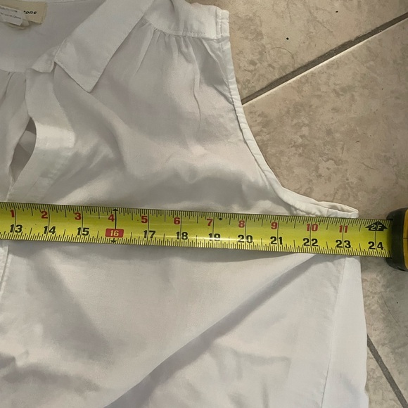 ⭐CLOTH & STONE White Open-Back Sleeveless Blouse - Picture 5 of 9